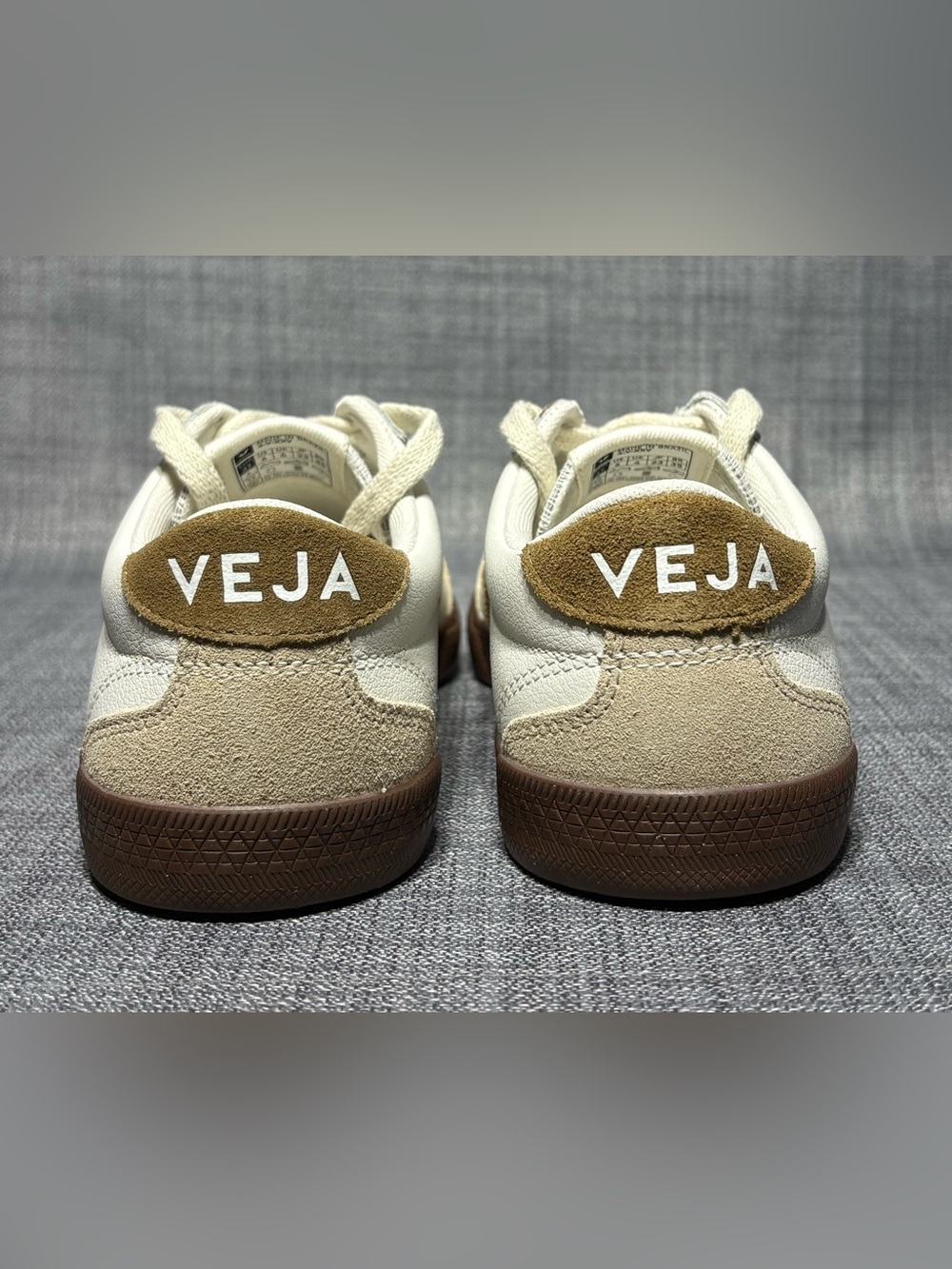 Veja Volley O.T. Leather Sneaker White/Tent/Bark Size EU 37/ US 6 - Picture 5 of 7